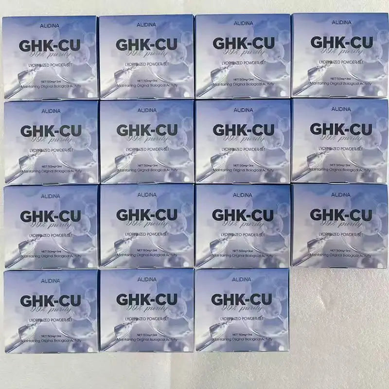 ZS High-Concentration Copper Peptide Serum with Hyaluronic Acid GHK-CU Anti-Aging Serum Fade Fine Lines Restore Skin Elasticity