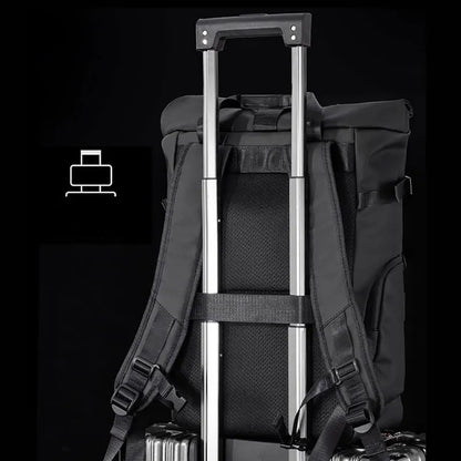 Men's Travel Bag 15.6inch Laptop Computer Backpack Outdoor Waterproof Camping Hiking School Bag College Business Rucksack