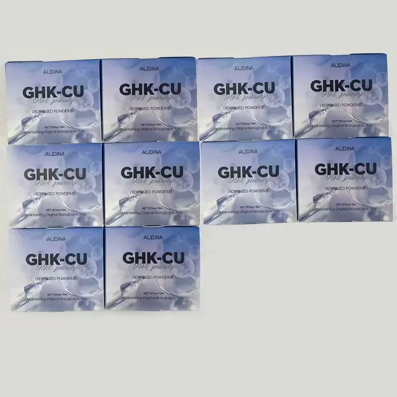 ZS High-Concentration Copper Peptide Serum with Hyaluronic Acid GHK-CU Anti-Aging Serum Fade Fine Lines Restore Skin Elasticity