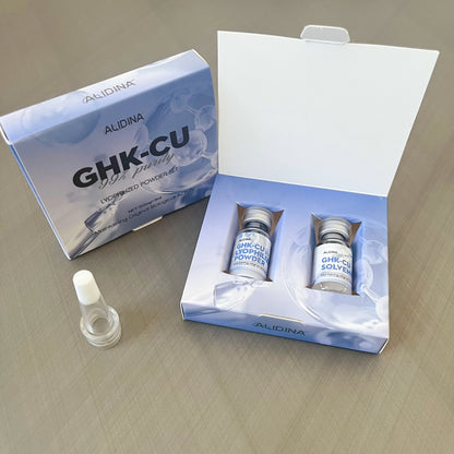 ZS High-Concentration Copper Peptide Serum with Hyaluronic Acid GHK-CU Anti-Aging Serum Fade Fine Lines Restore Skin Elasticity