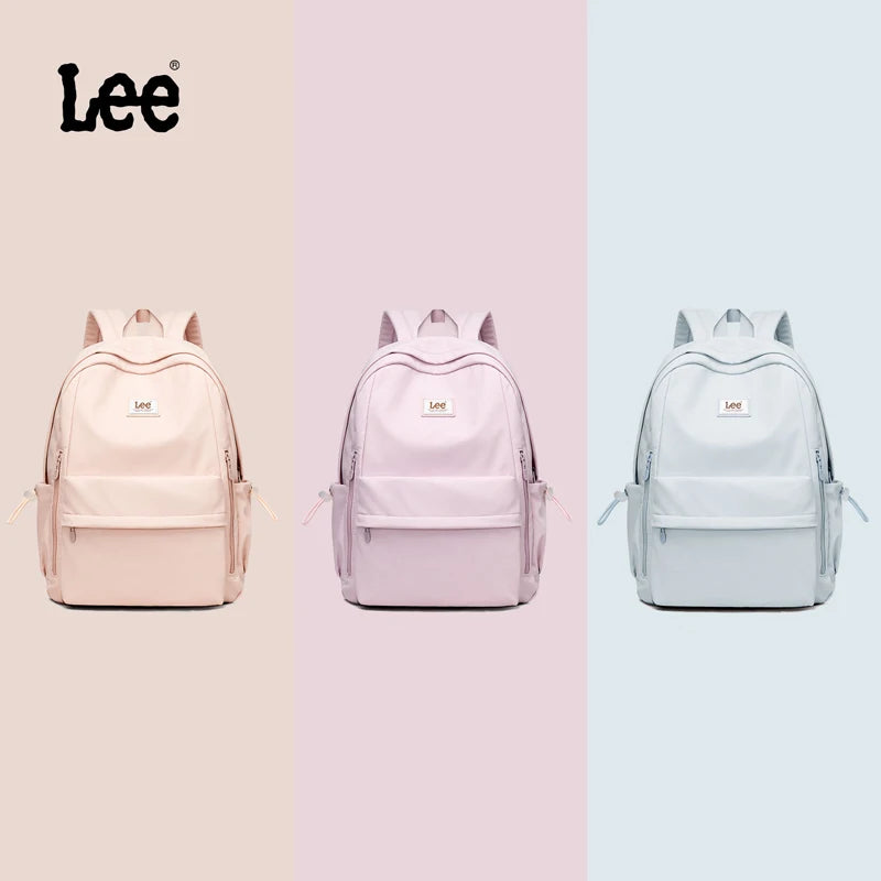 LEE Lightweight 16 Inch Laptop Backpack Women Man Oxford Middle High School Bag Large Capacity Teenage College Student Schoolbag