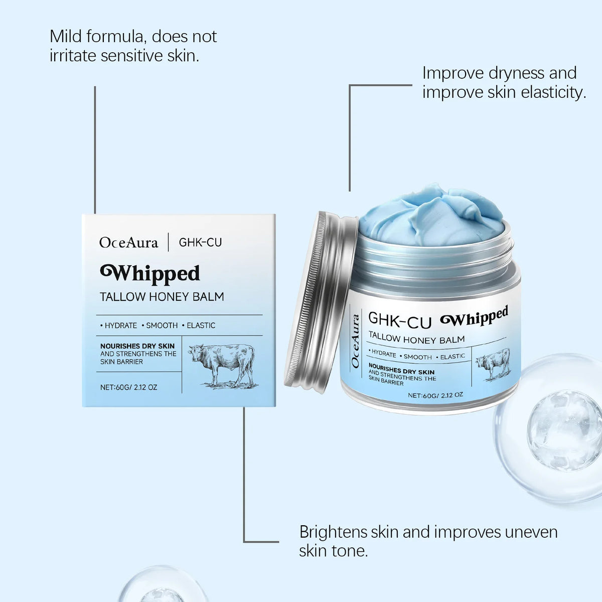 GHK-Cu  Copper Peptides Beef Tallow