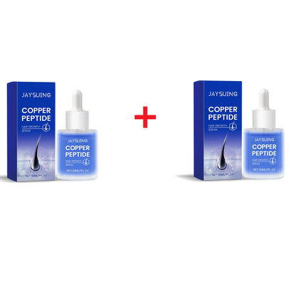 Hair Growth Serum Copper Peptides Scalp Treatment Repair Damaged Frizzy Nourish Soft Shine Smoothing Hair Strengthening Shampoo