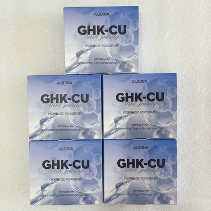 ZS High-Concentration Copper Peptide Serum with Hyaluronic Acid GHK-CU Anti-Aging Serum Fade Fine Lines Restore Skin Elasticity