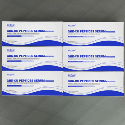 ZS High-Concentration Copper Peptide Serum with Hyaluronic Acid GHK-CU Anti-Aging Serum Fade Fine Lines Restore Skin Elasticity