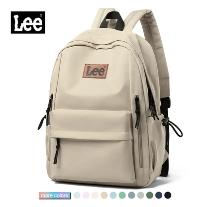 LEE Lightweight 16 Inch Laptop Backpack Women Man Oxford Middle High School Bag Large Capacity Teenage College Student Schoolbag