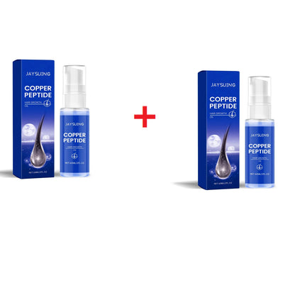 Hair Growth Serum Copper Peptides Scalp Treatment Repair Damaged Frizzy Nourish Soft Shine Smoothing Hair Strengthening Shampoo