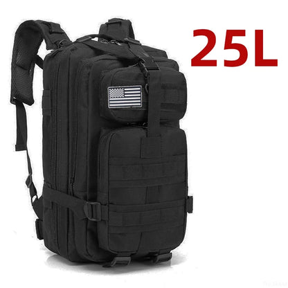 25L/50L Sturdy Nylon Waterproof Tactical Sports Trekking Fishing Hunting Camping Hiking Bag Backpack Outdoor Rucksacks