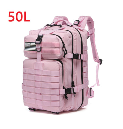 25L/50L Sturdy Nylon Waterproof Tactical Sports Trekking Fishing Hunting Camping Hiking Bag Backpack Outdoor Rucksacks