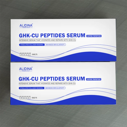 ZS High-Concentration Copper Peptide Serum with Hyaluronic Acid GHK-CU Anti-Aging Serum Fade Fine Lines Restore Skin Elasticity