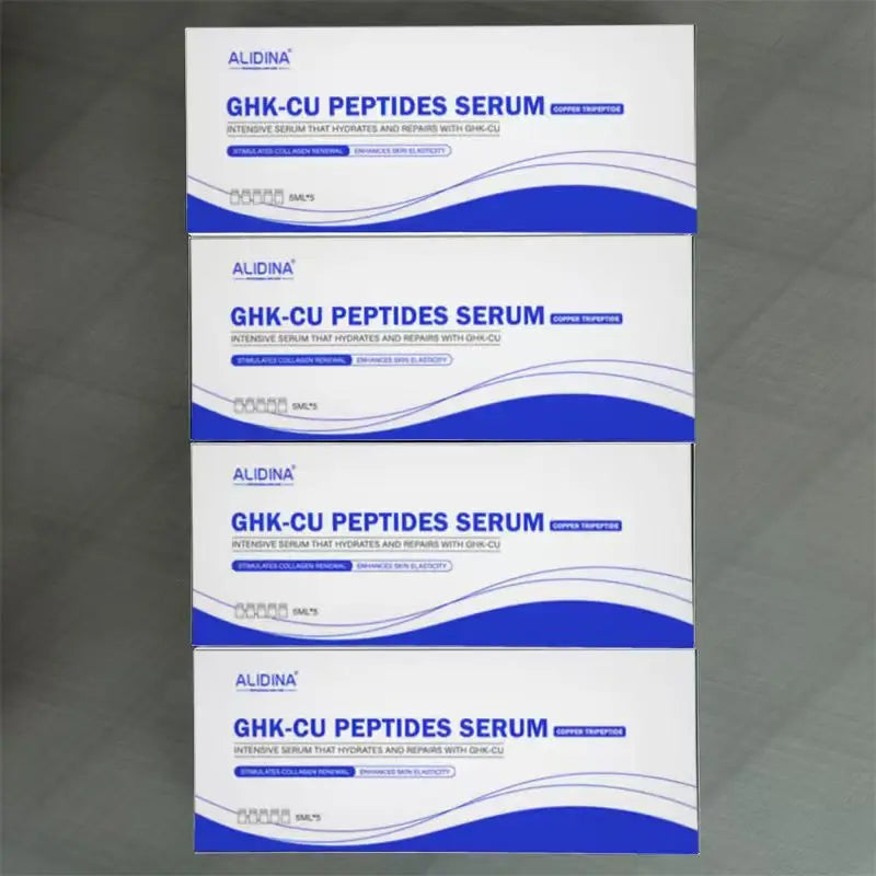 ZS High-Concentration Copper Peptide Serum with Hyaluronic Acid GHK-CU Anti-Aging Serum Fade Fine Lines Restore Skin Elasticity