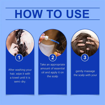 Copper Peptide Hair Density Serum Deep Nourishment And Moist For Damage Hair Treatment,anti-hair Loss Natural Hair Growth Liquid